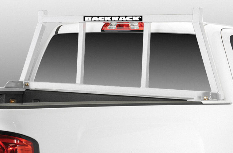 OPEN Rack; White; Silv/Sierra/GM Pickup/F150/Titan/Tundra/D/W Series/Ram w/o RB